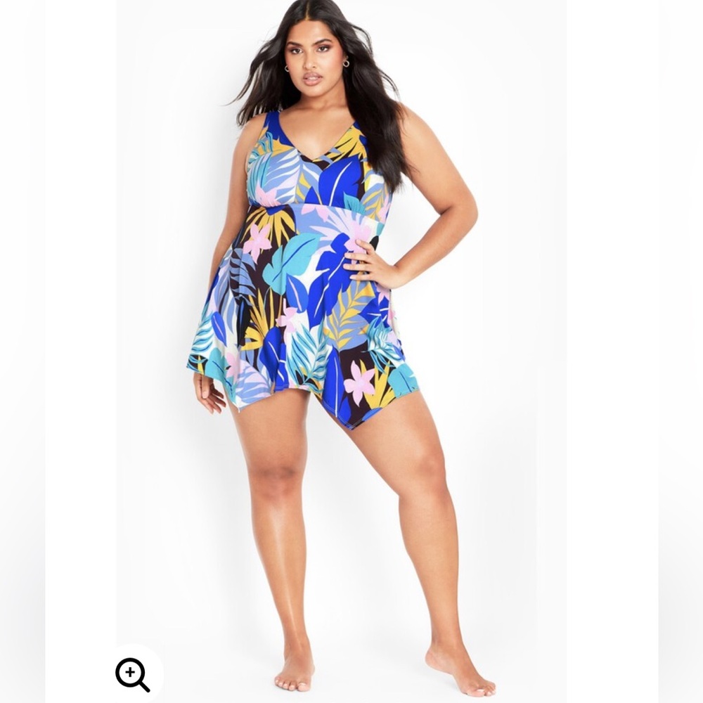 Shark bite Swim Dress